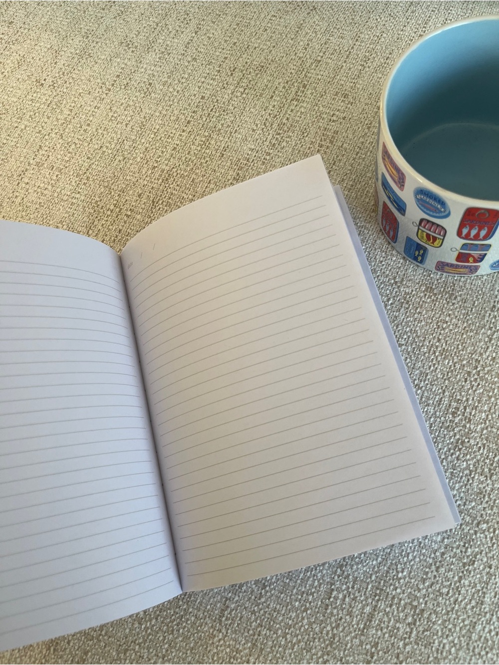 Sardine Theme Set - Notebook, 3 Book Marks and Ceramic Mug - Picture 3 of 3